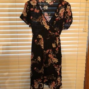 Patrons of peace size medium dress black patterned
